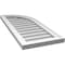 Ekena Millwork Quarter Round Top Right Surface Mount PVC Gable Vent w/ 2"W x 1-1/2"P Brickmould Frame, 14"W x 34"H GVPQR14X3402SN - alternate 4